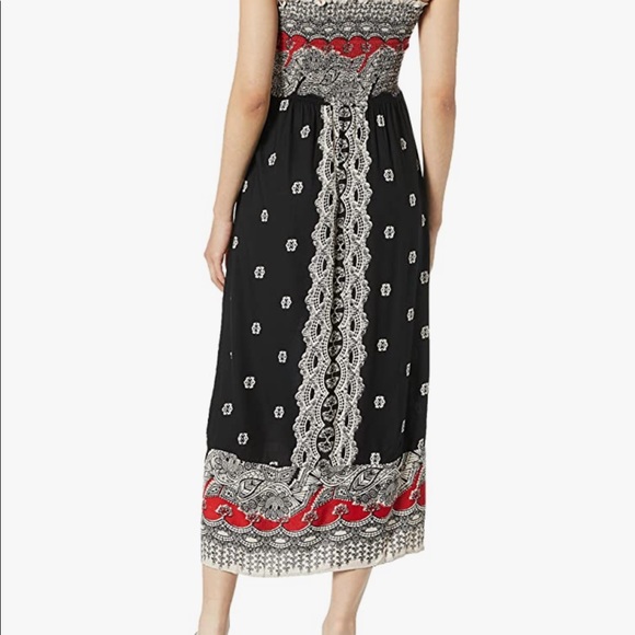 Strapless dress, black and red, very comfortable - Picture 2 of 2